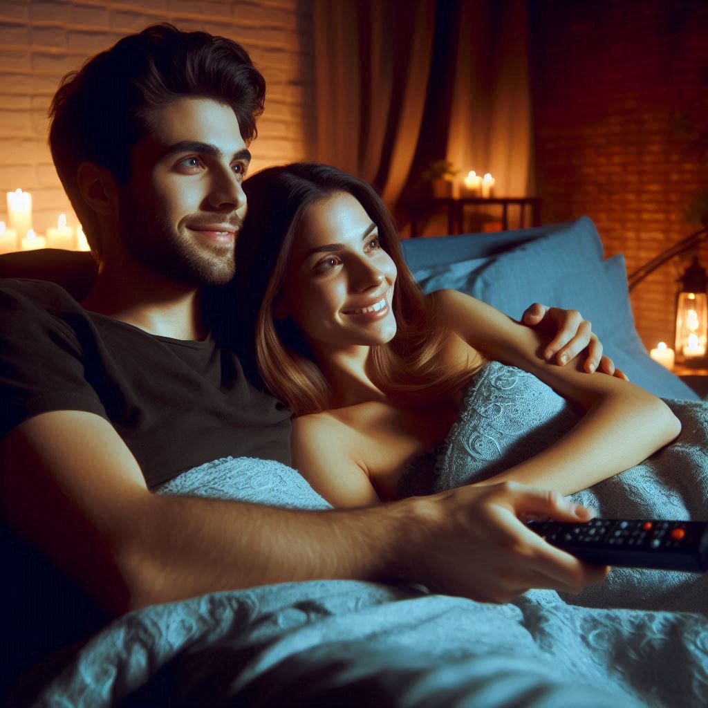 чоловік та жінка у ліжку